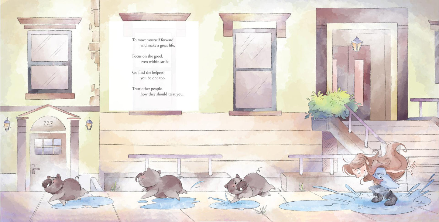 page from Find Your Happy childrens book that builds self esteem