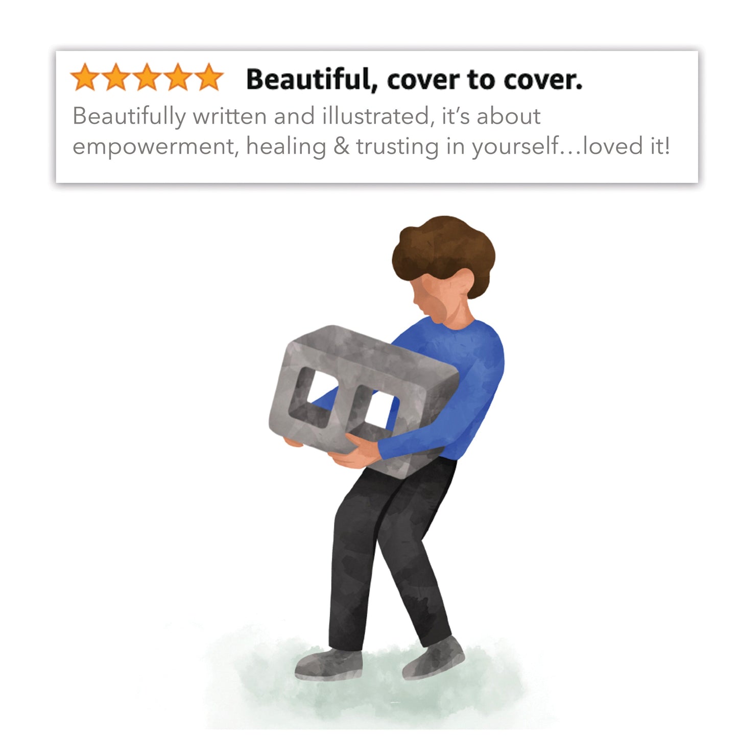 testimonial from LIGHT, a how to set boundaries children's book