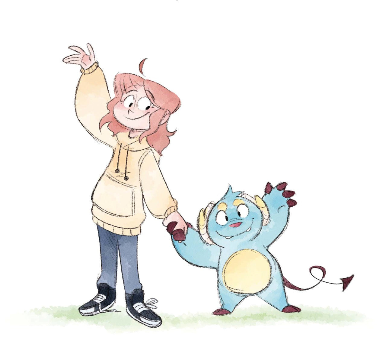illustration from the sorry monster a book about people pleasing