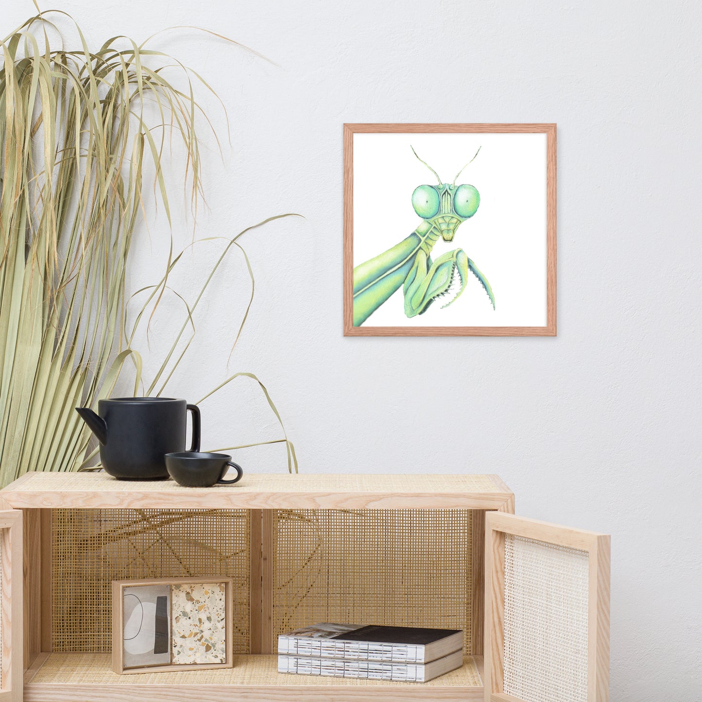 Praying Mantis Framed poster