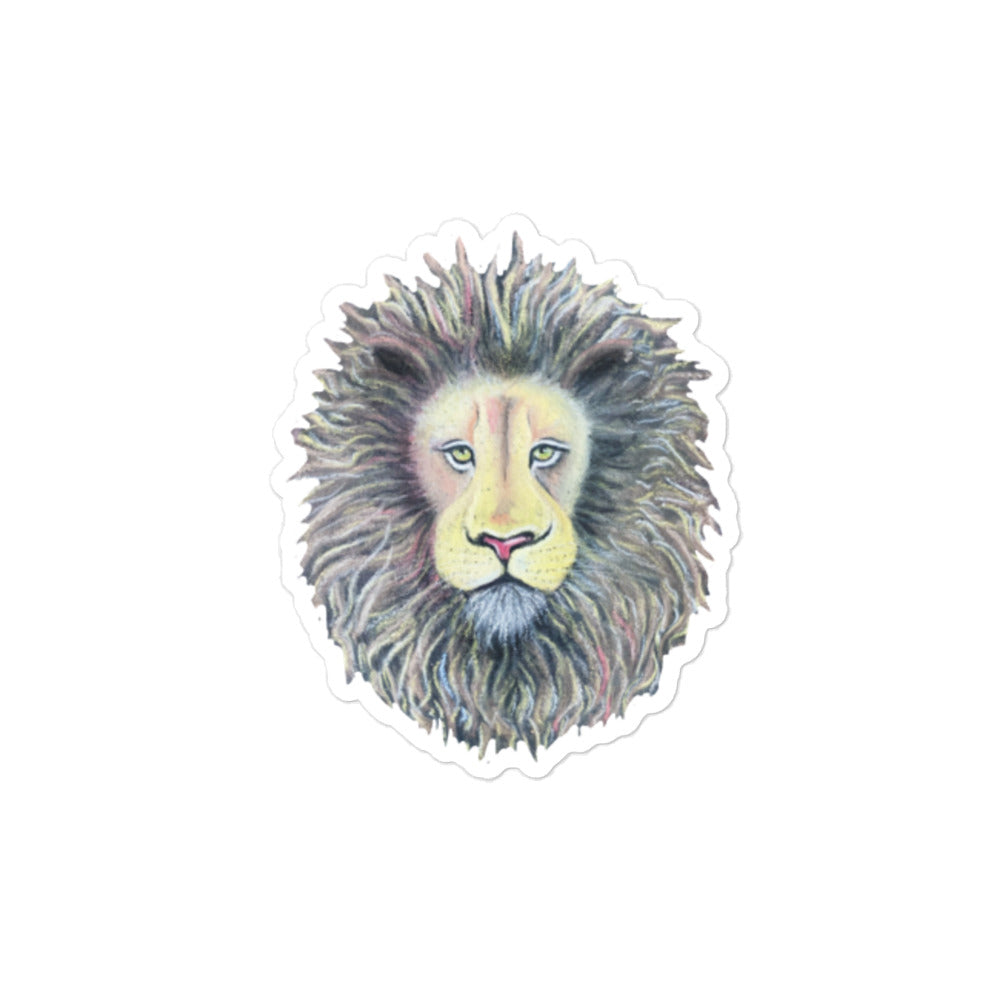 Lion Bubble-free sticker