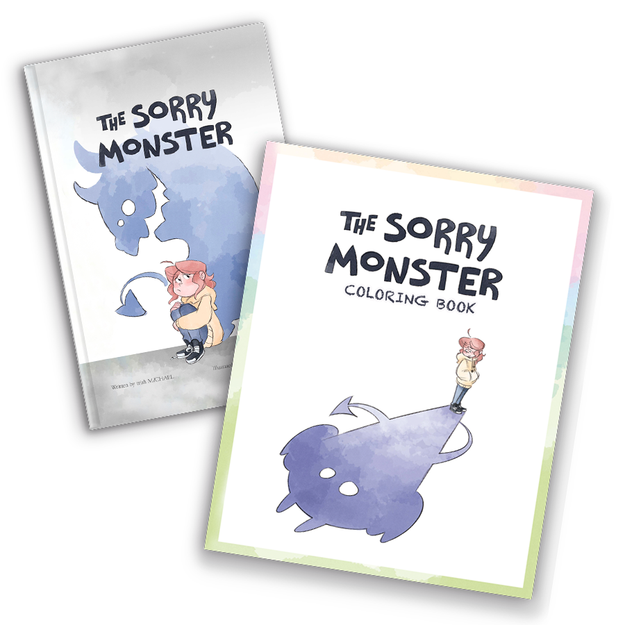 Sorry Not Sorry Books Bundle - The Sorry Monster Book and Coloring Book