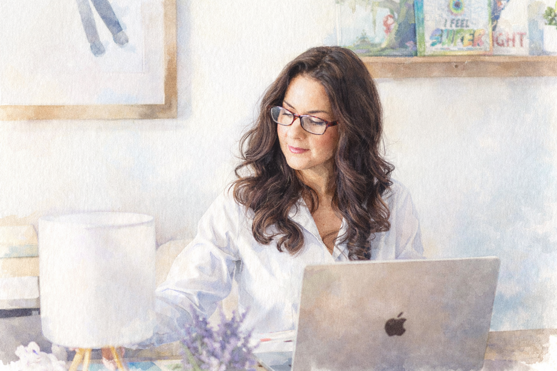 Woman Self Publishing a Children's Book Without Spending Thousands