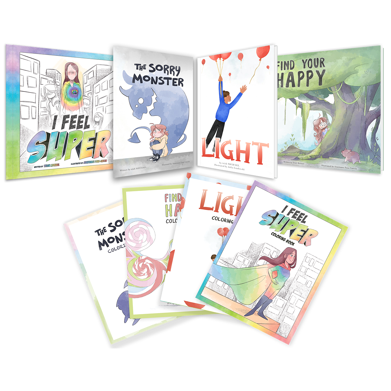 children's book bundle about healing, resilience, and emotional safety for kids
