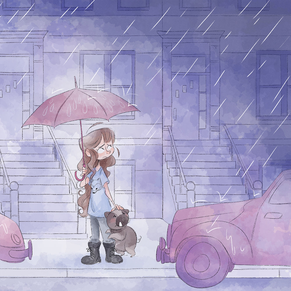 Illustration from Find Your Happy – book for kids with big feelings