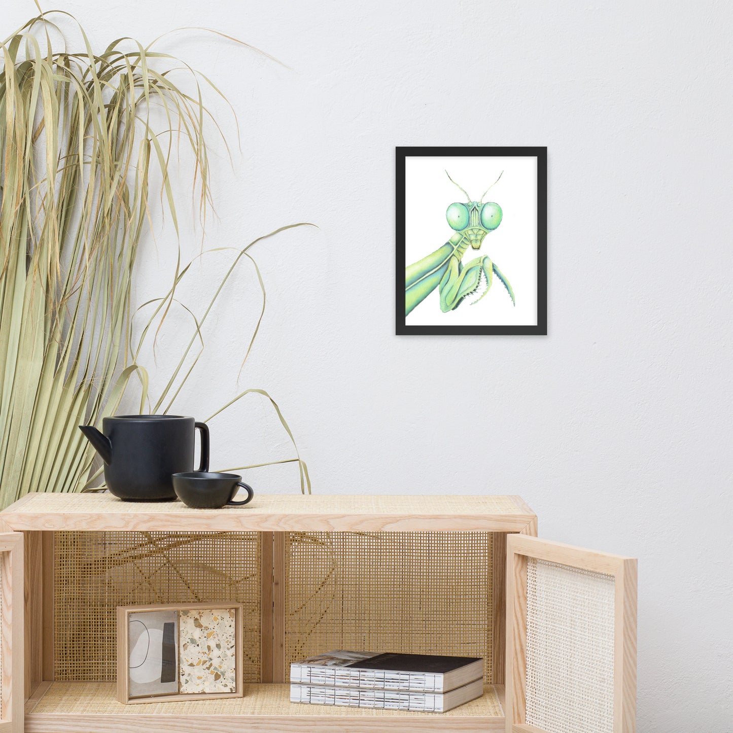 Praying Mantis Framed poster