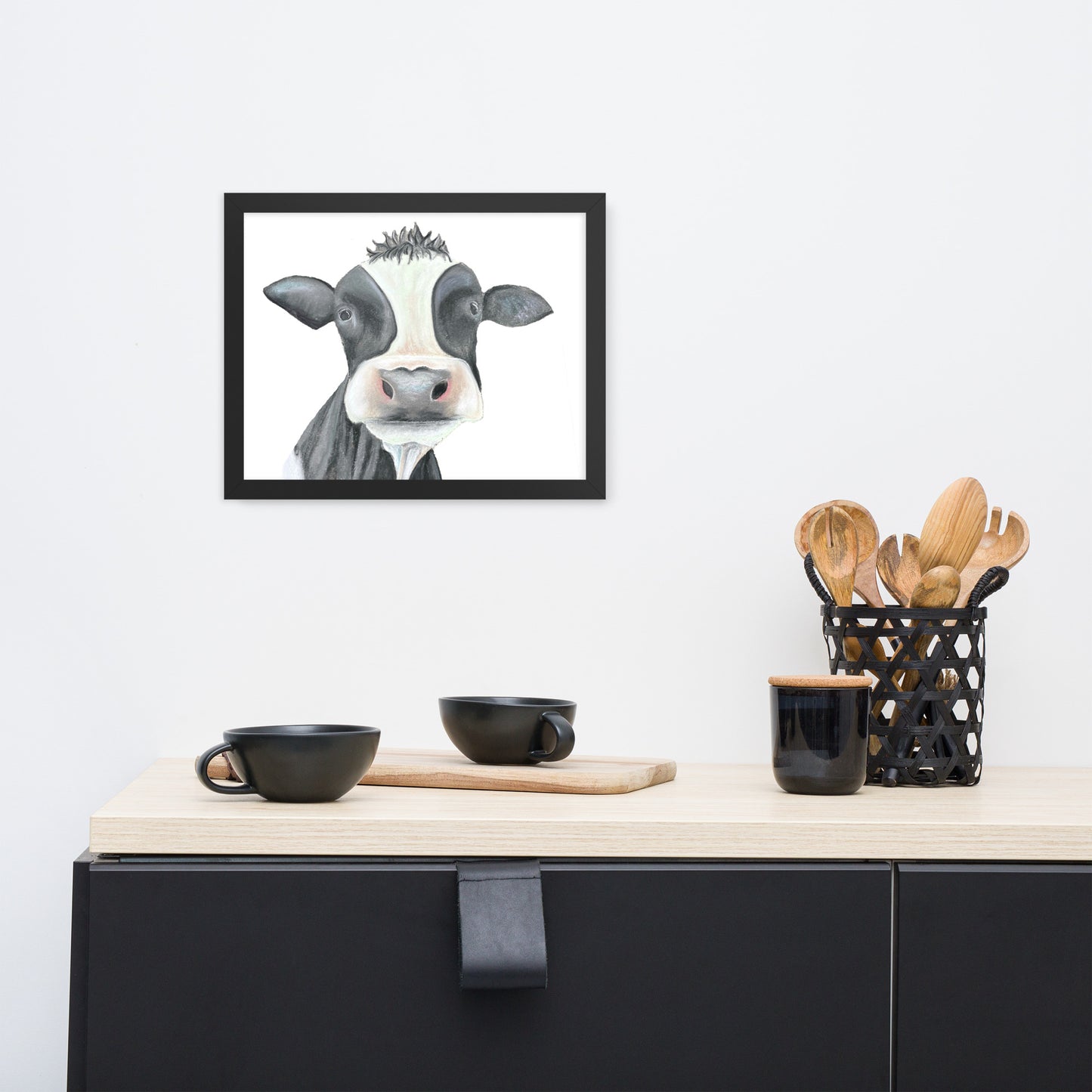 Cow Framed poster
