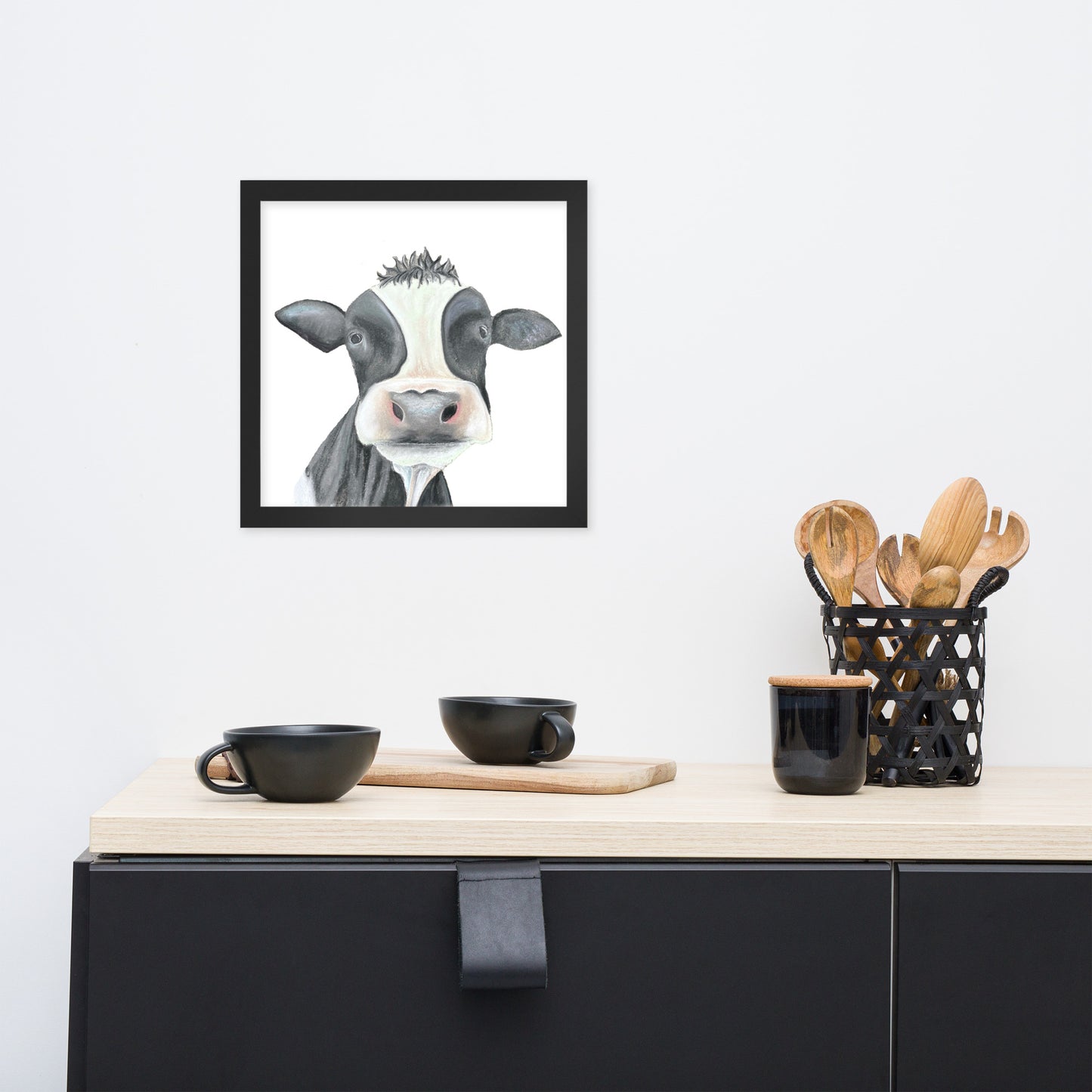 Cow Framed poster