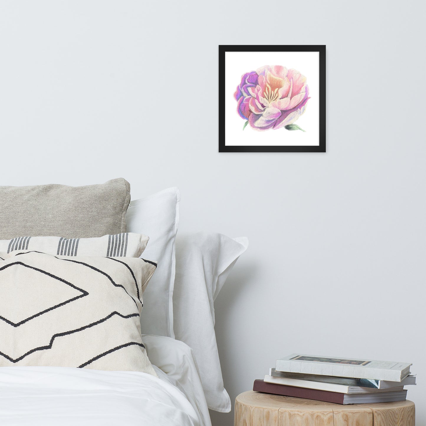 Peony Framed poster