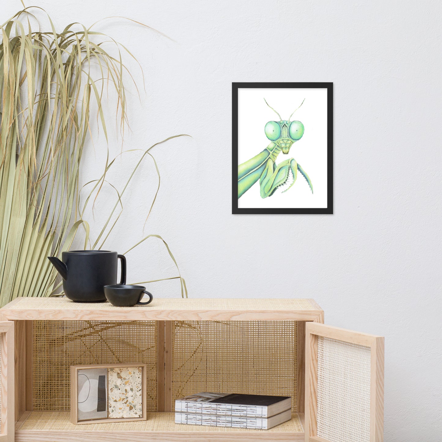 Praying Mantis Framed poster