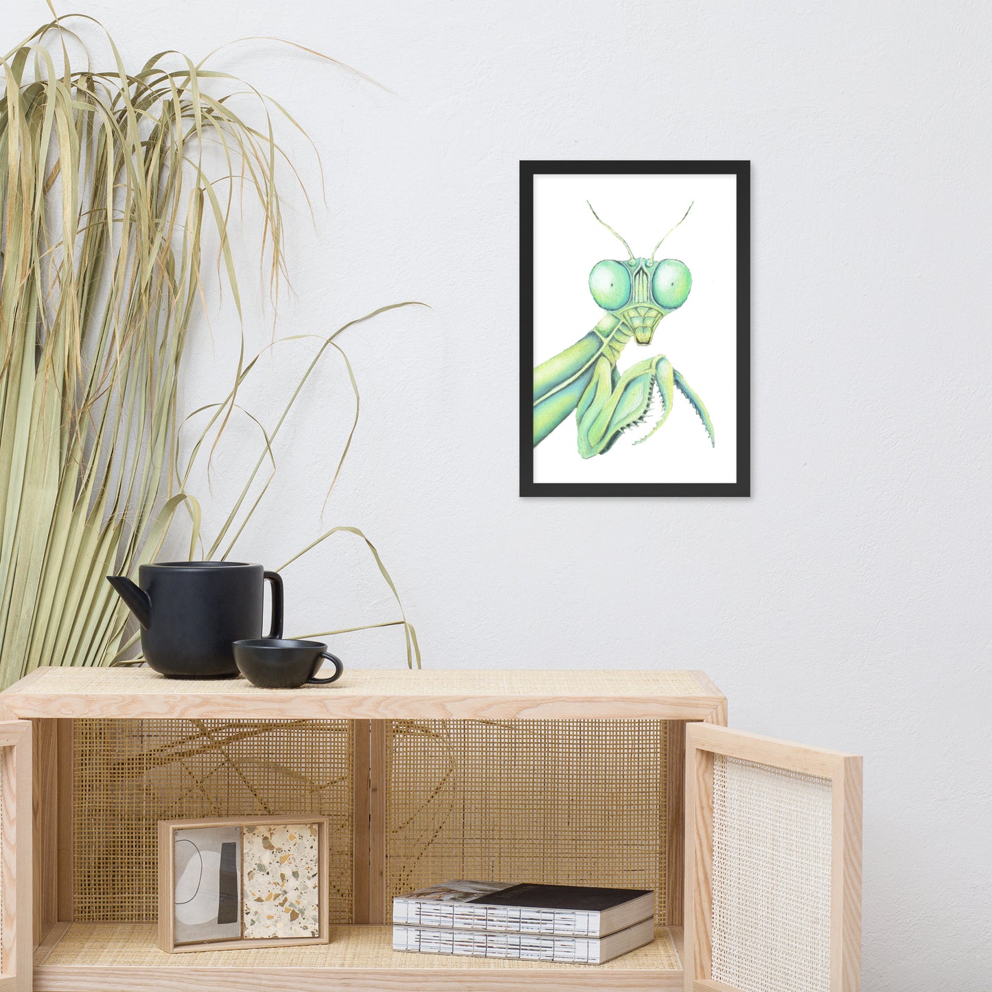 Praying Mantis Framed poster