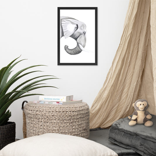 Elephant Framed poster
