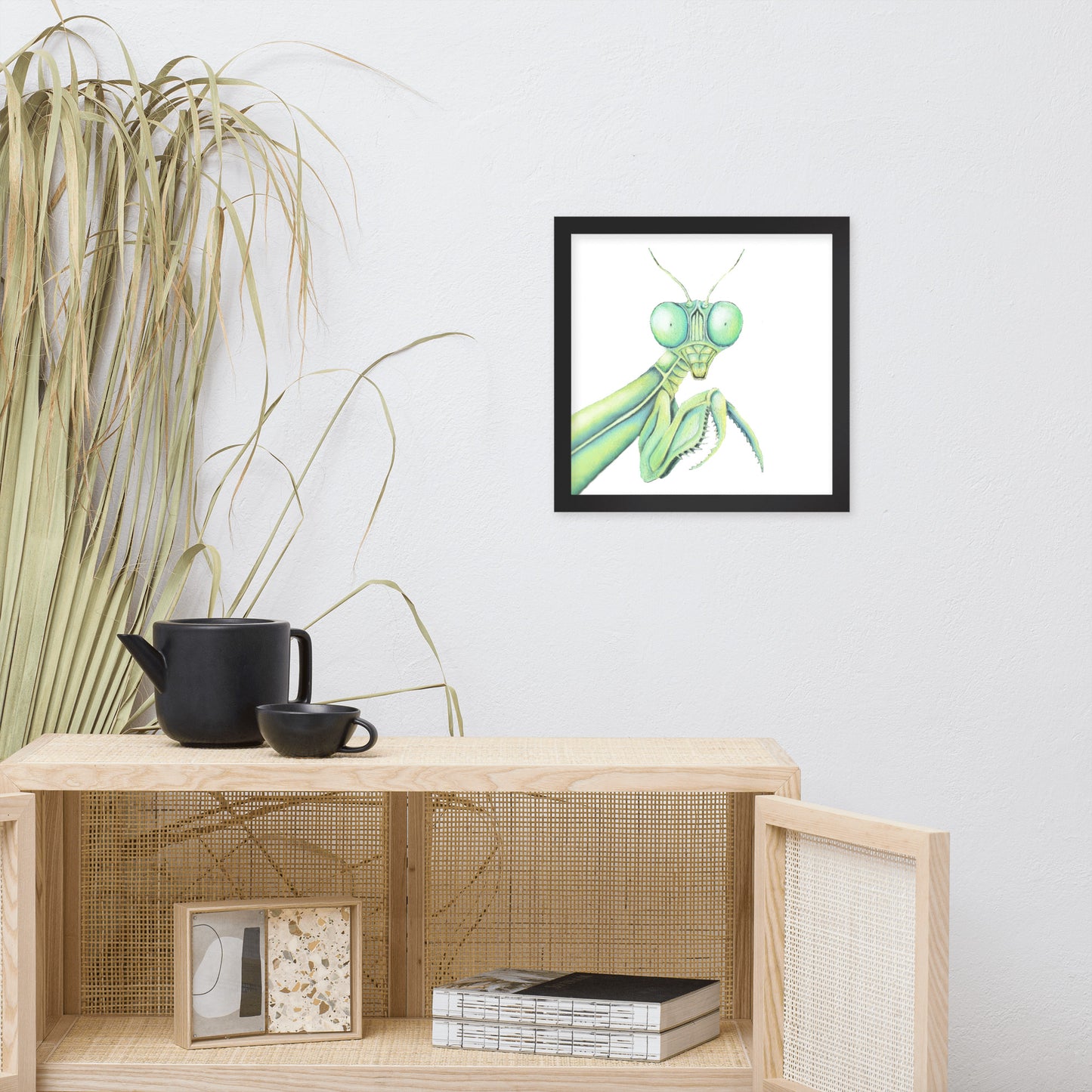Praying Mantis Framed poster