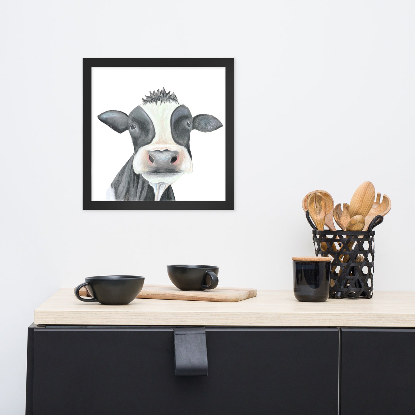 Cow Framed poster