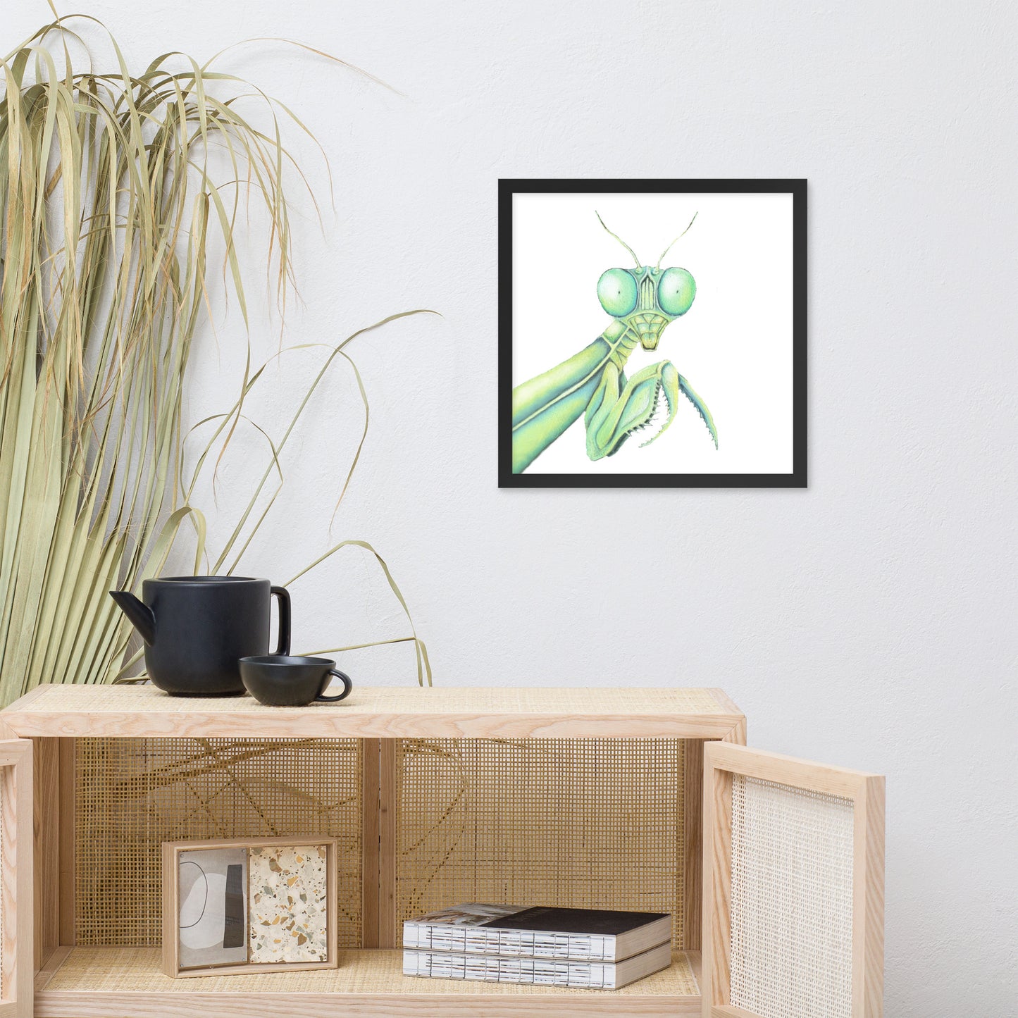 Praying Mantis Framed poster