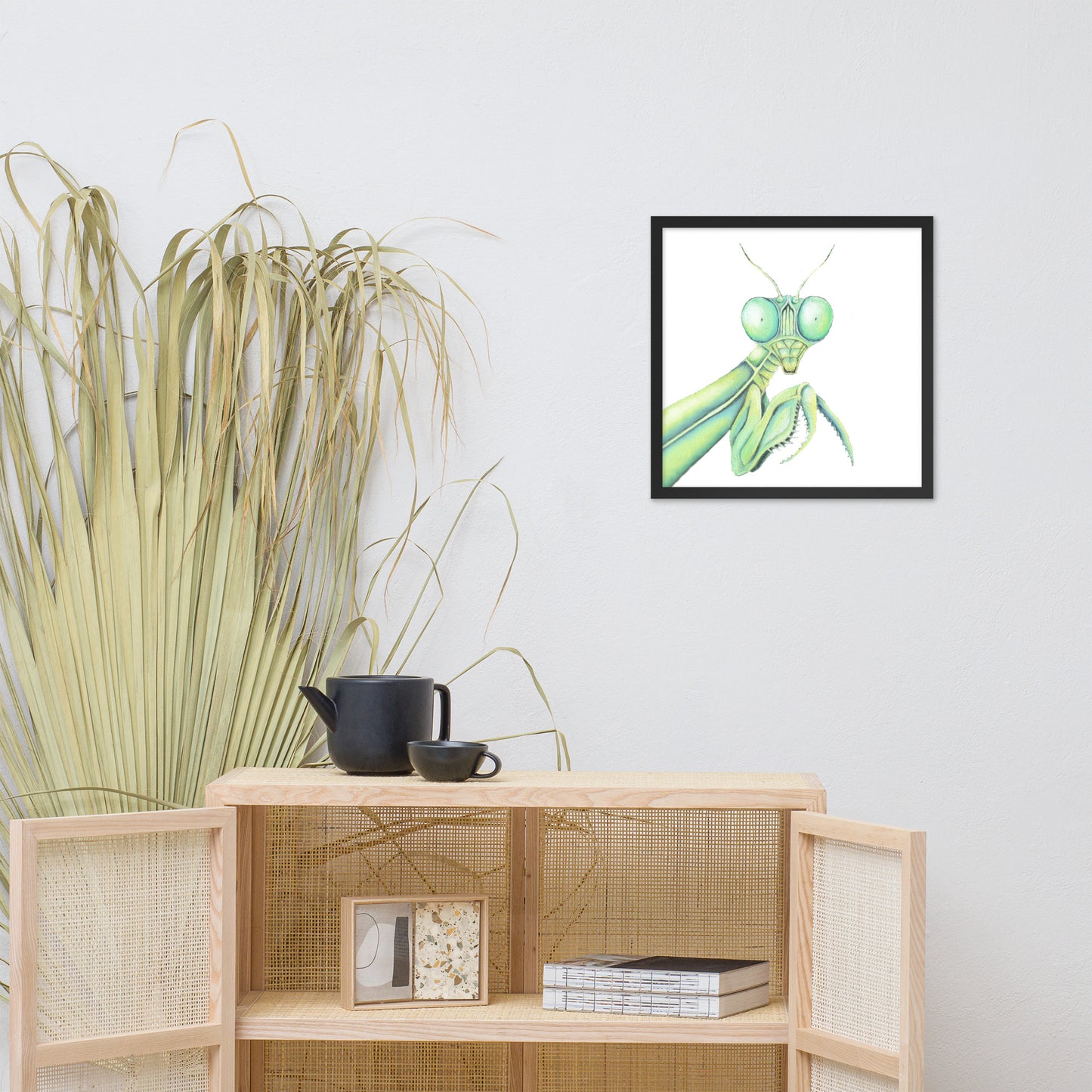 Praying Mantis Framed poster