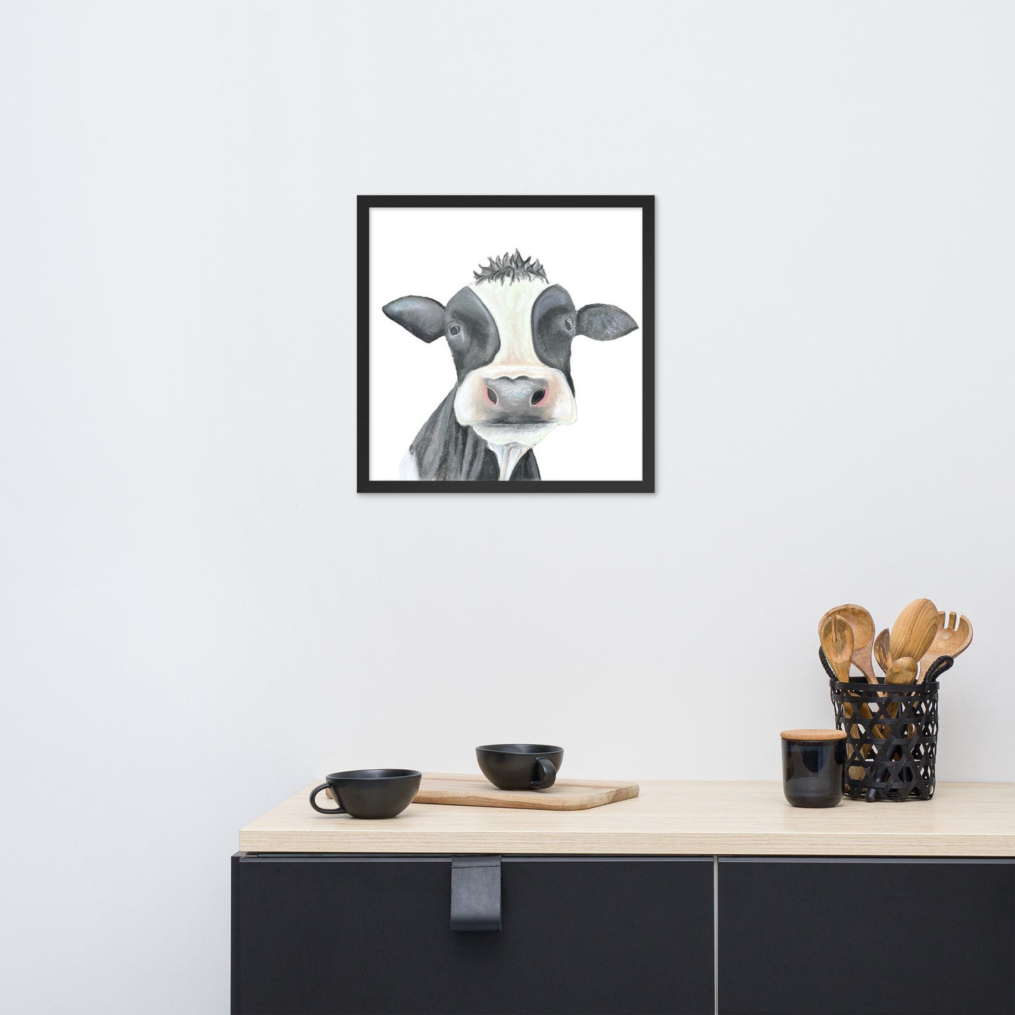 Cow Framed poster
