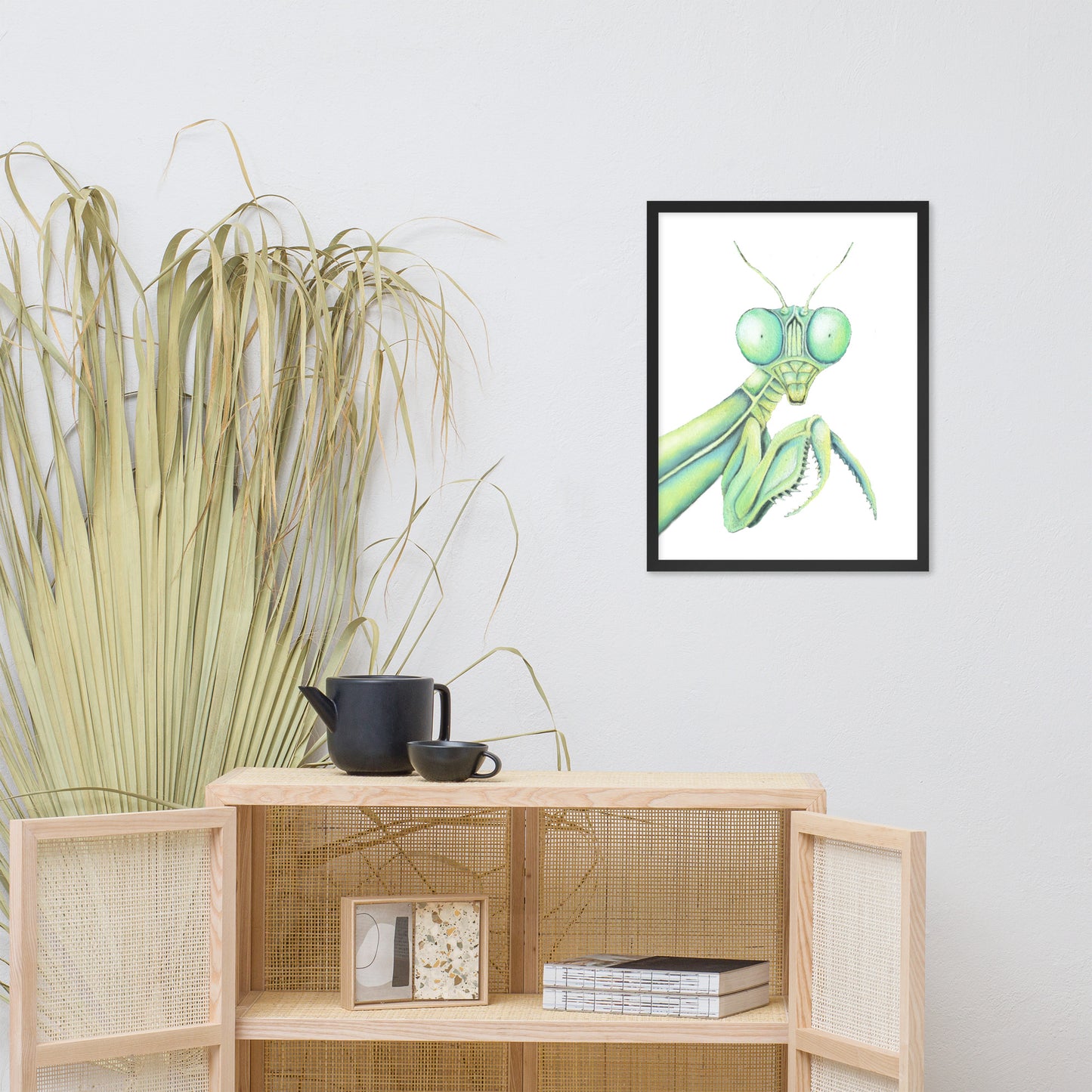 Praying Mantis Framed poster