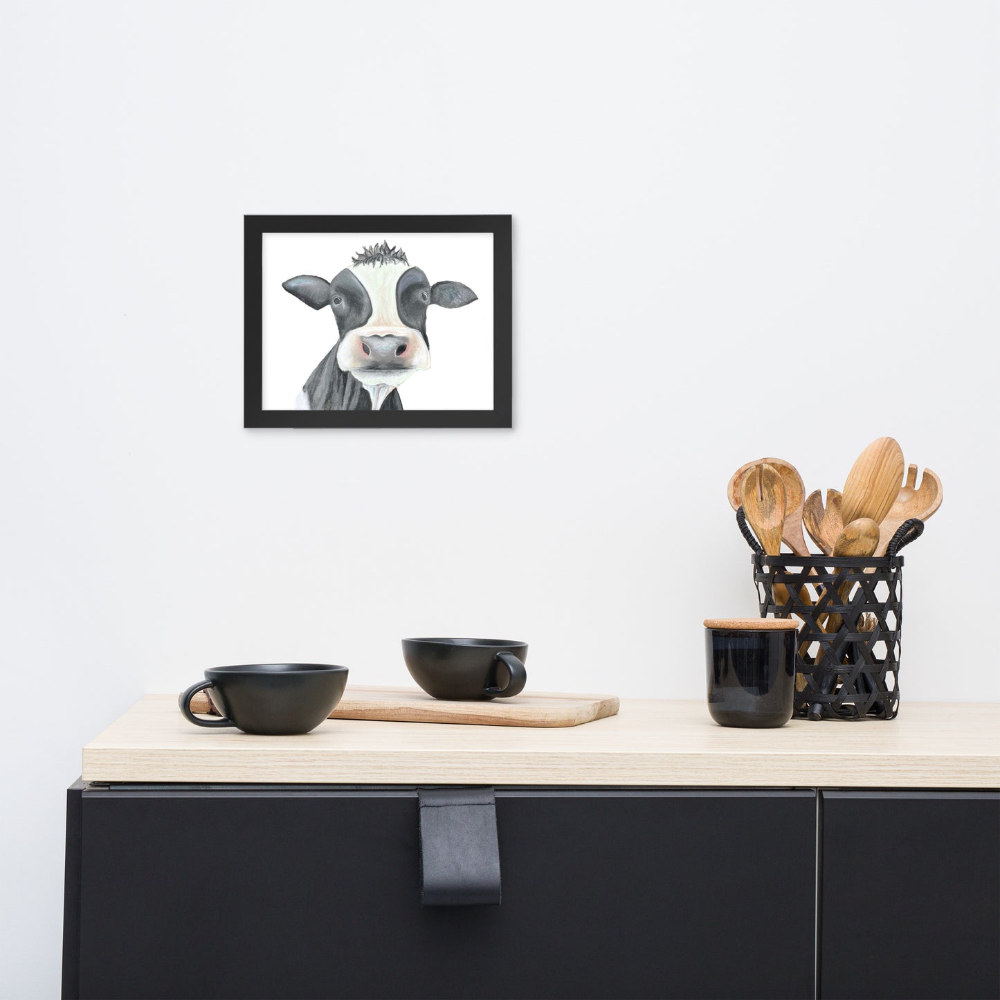 Cow Framed poster