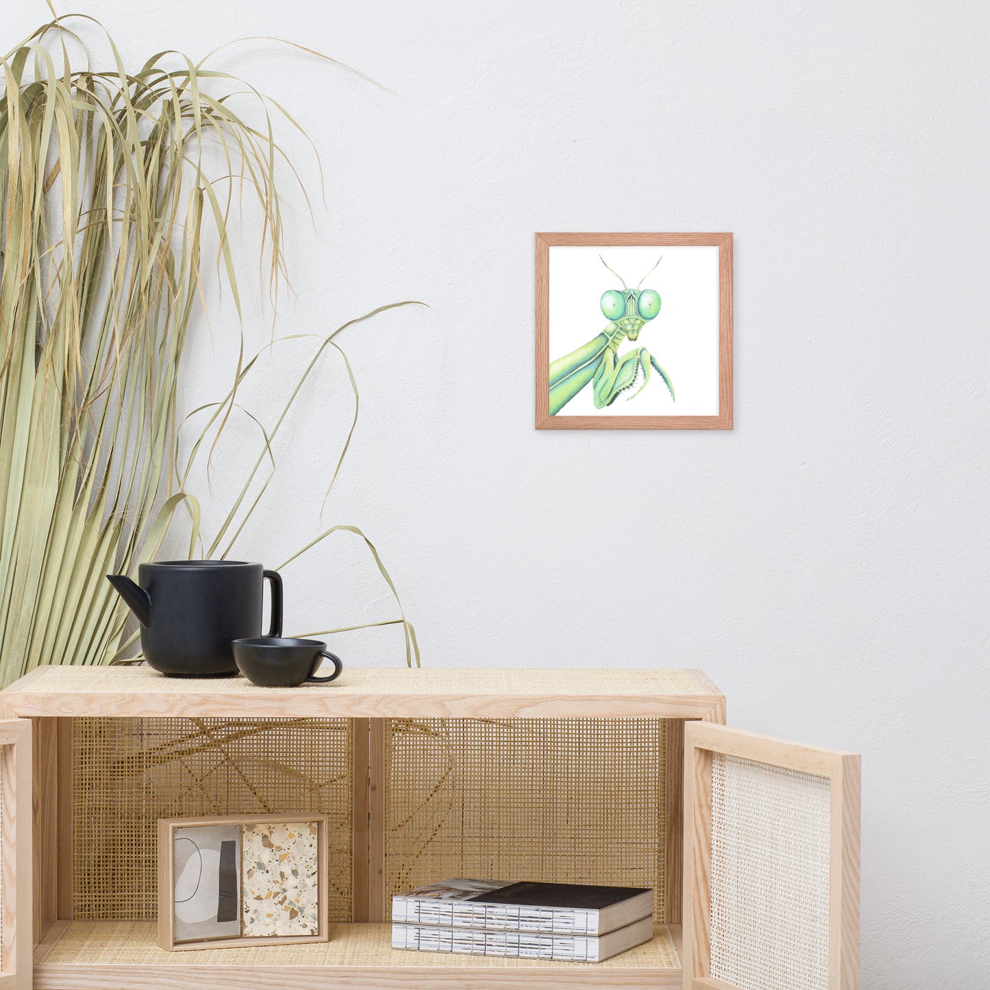 Praying Mantis Framed poster