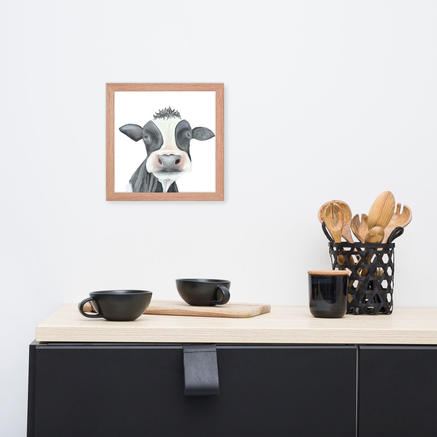 Cow Framed poster