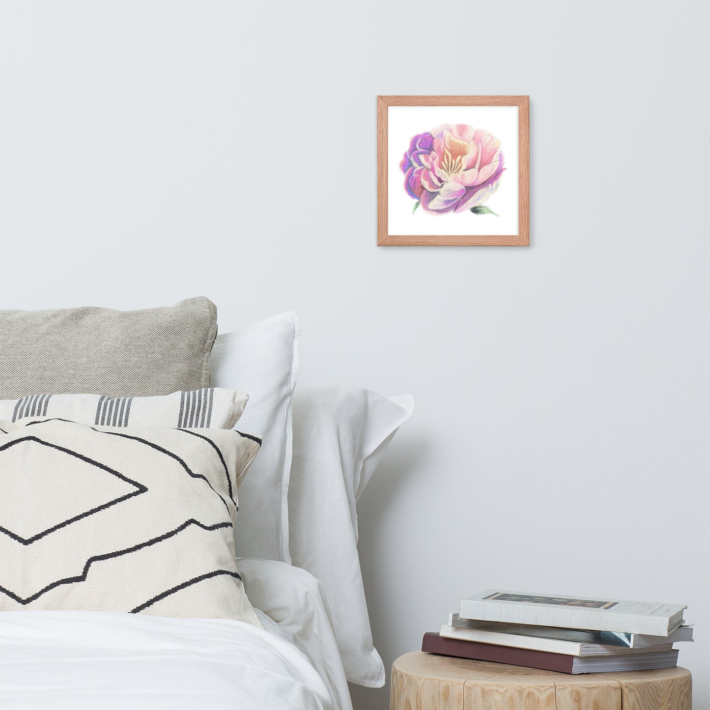Peony Framed poster