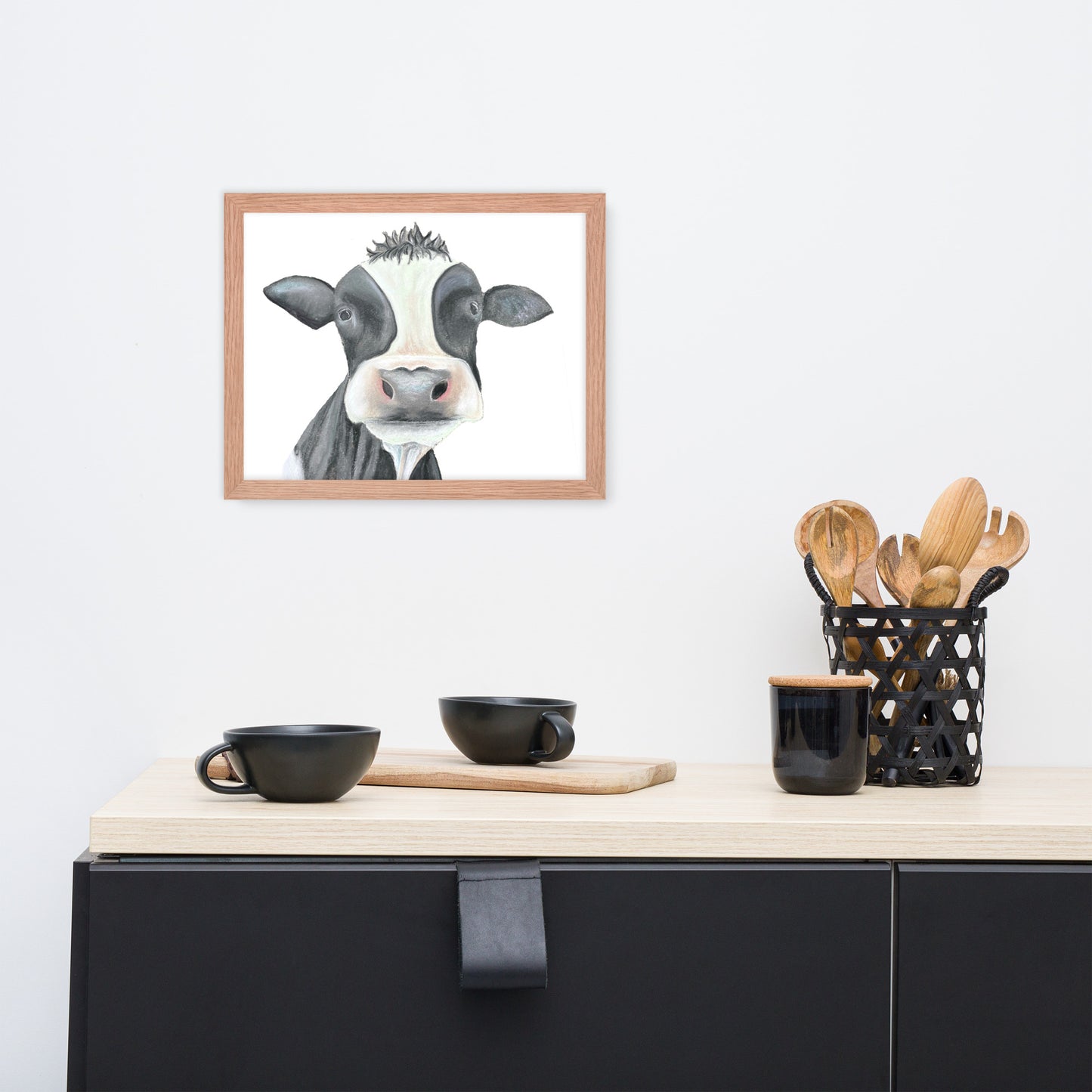 Cow Framed poster