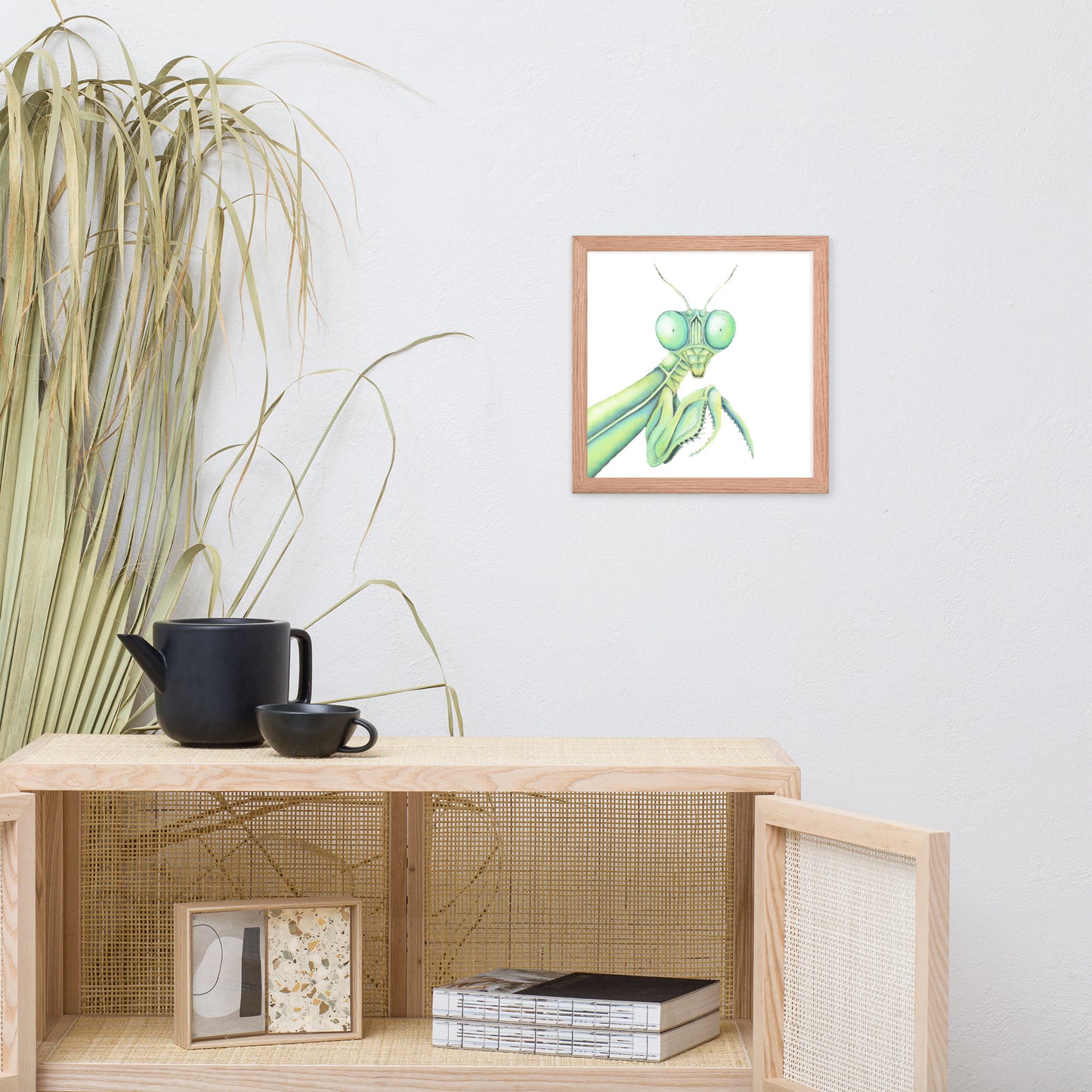 Praying Mantis Framed poster