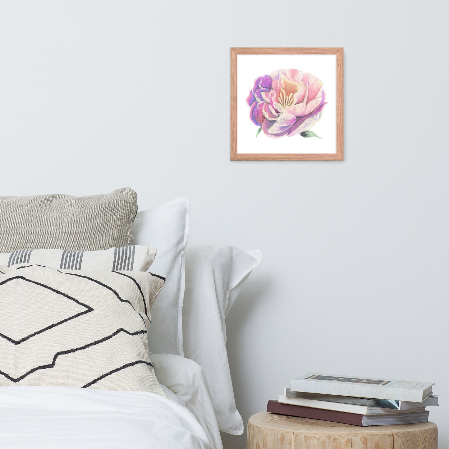 Peony Framed poster