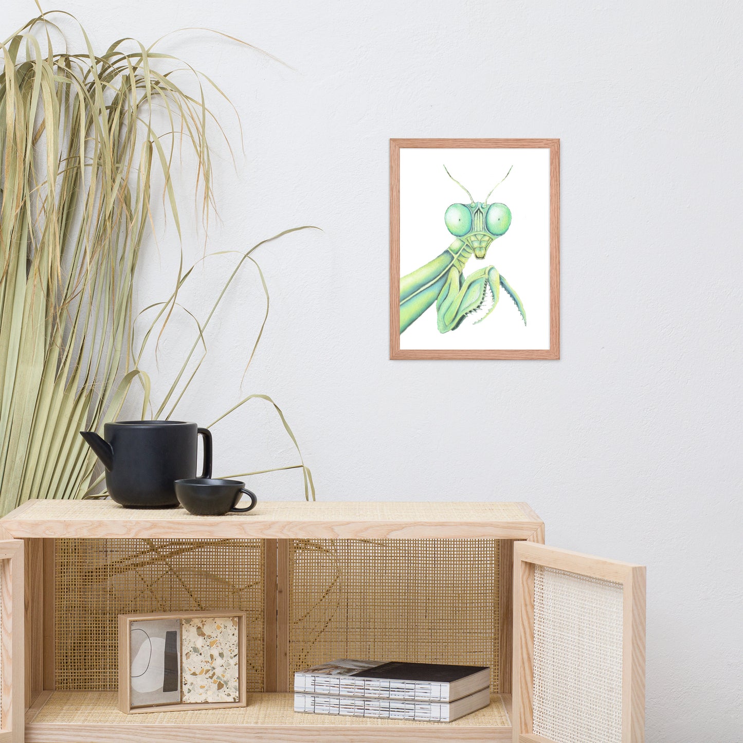 Praying Mantis Framed poster