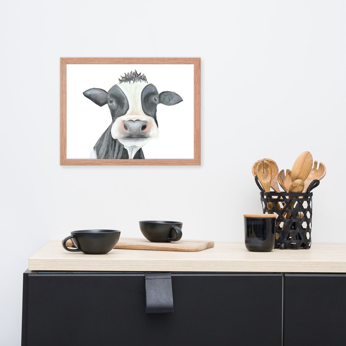 Cow Framed poster