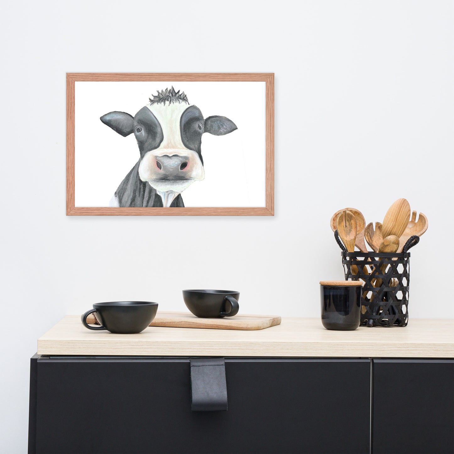 Cow Framed poster