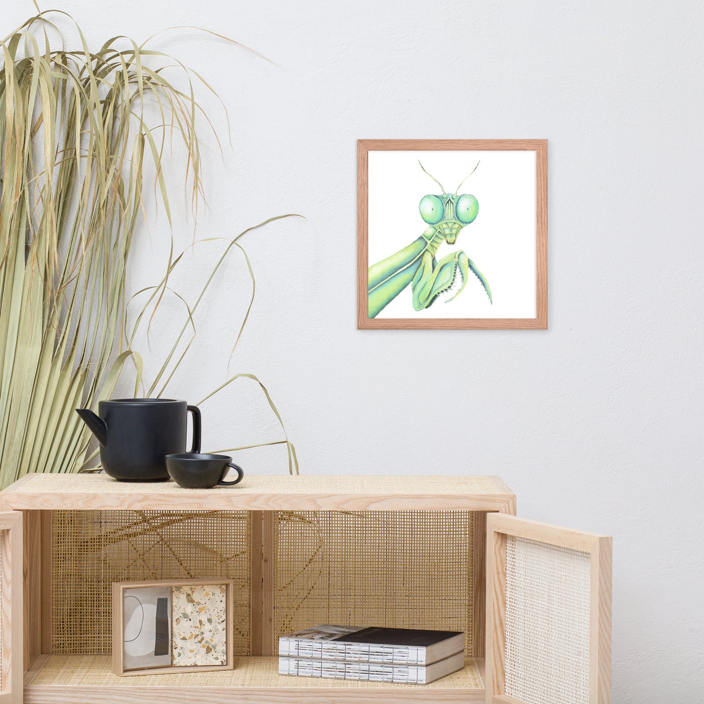 Praying Mantis Framed poster