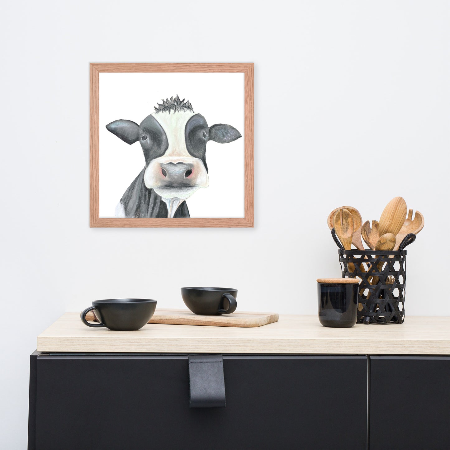 Cow Framed poster