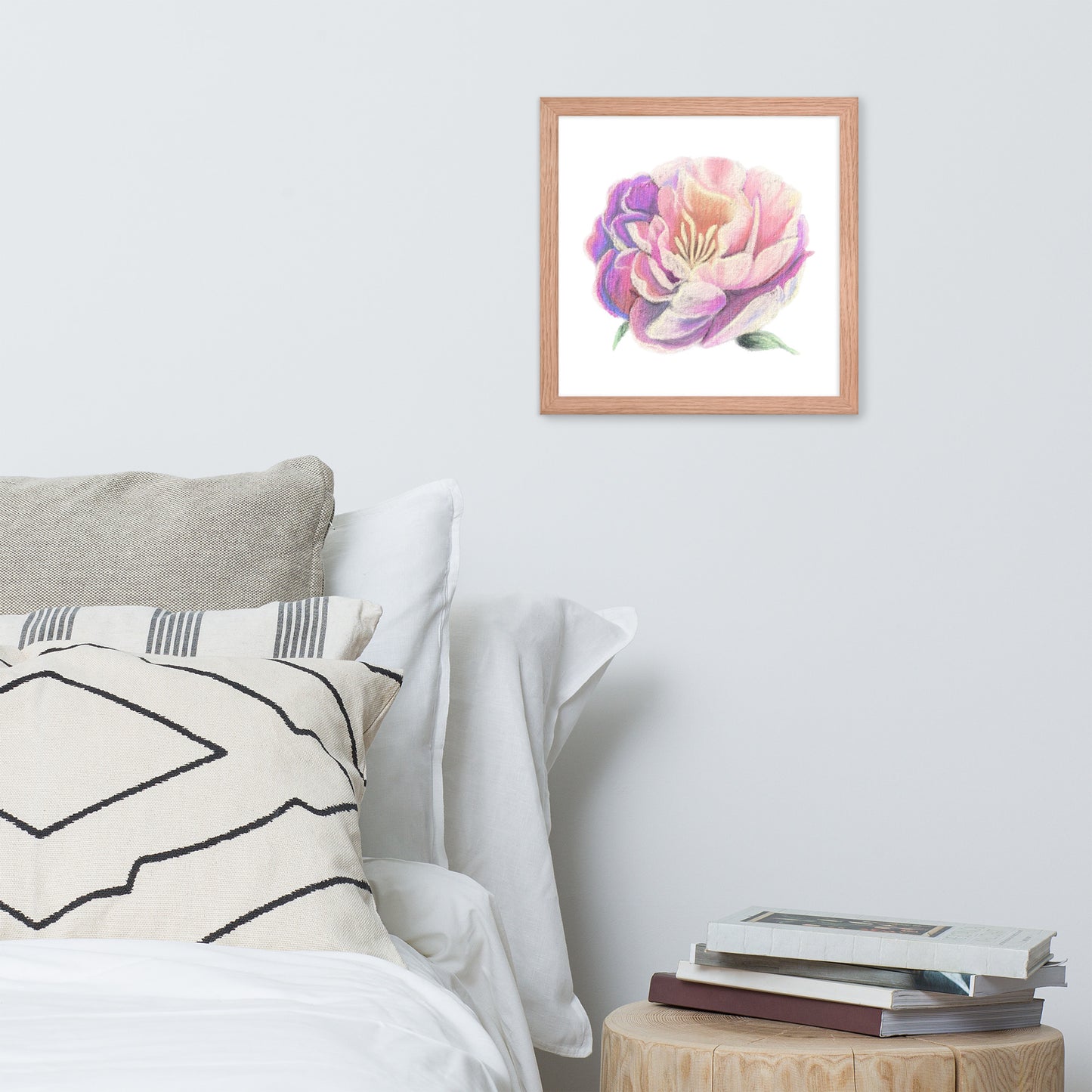 Peony Framed poster