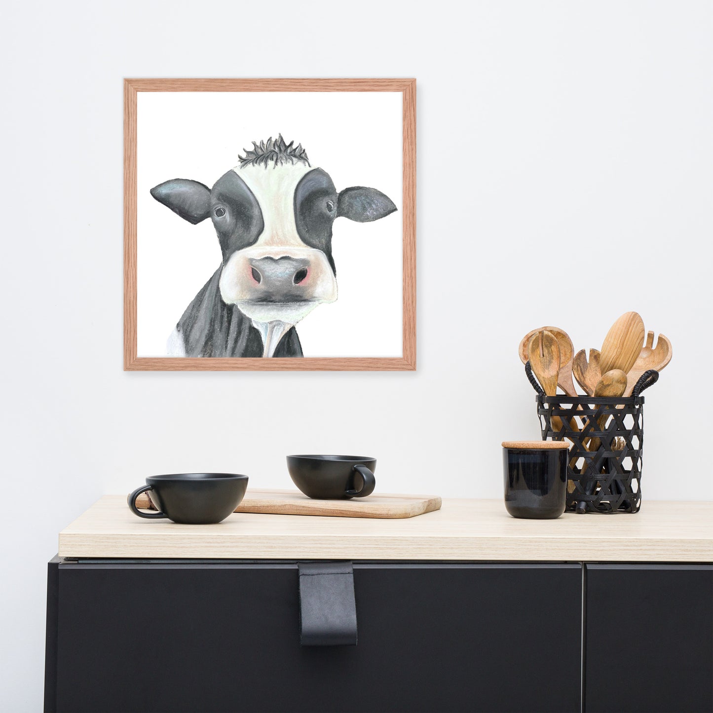 Cow Framed poster