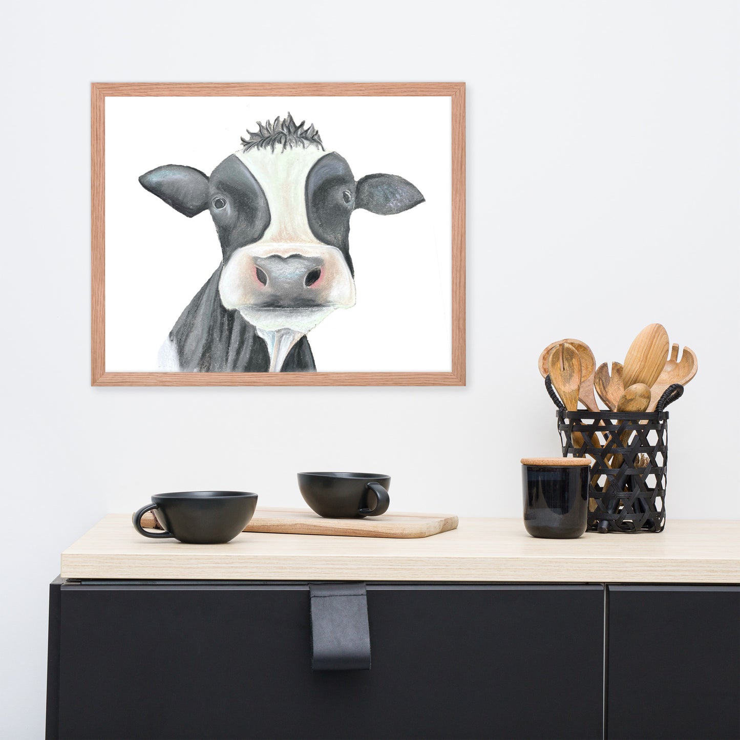 Cow Framed poster