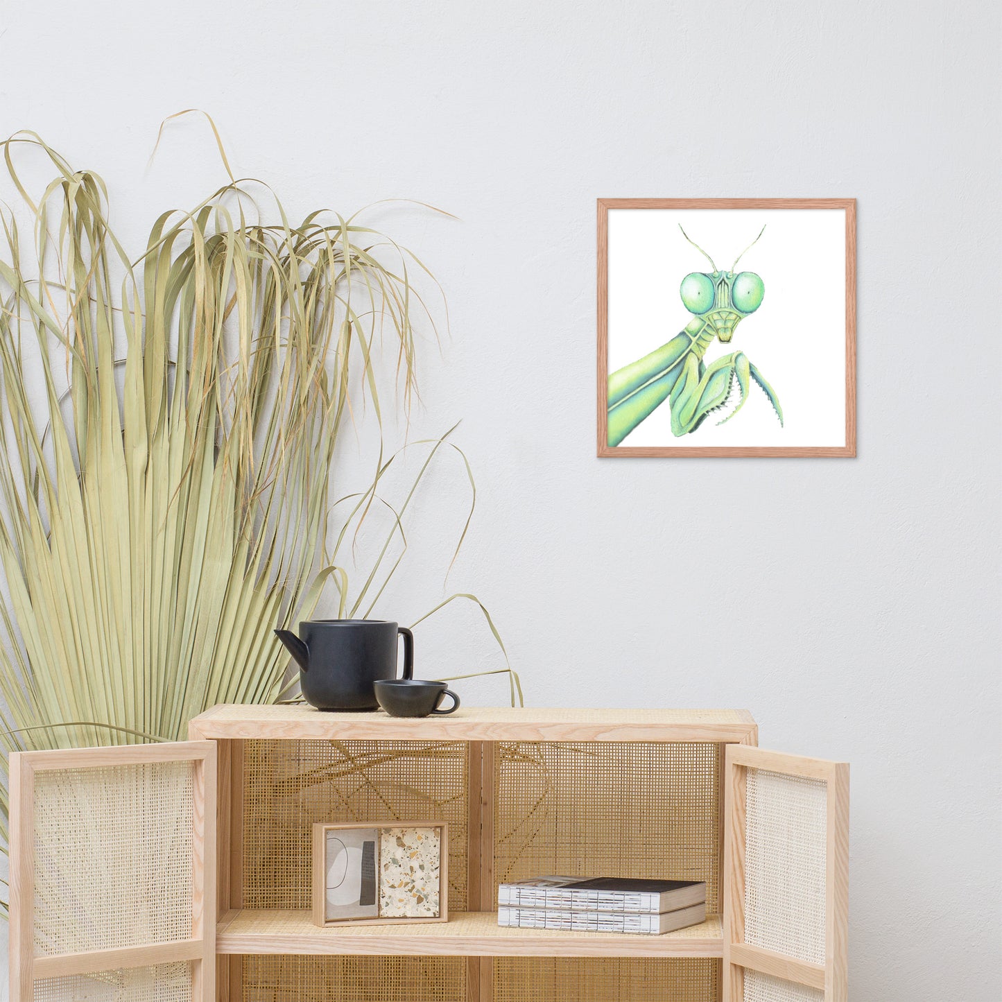 Praying Mantis Framed poster