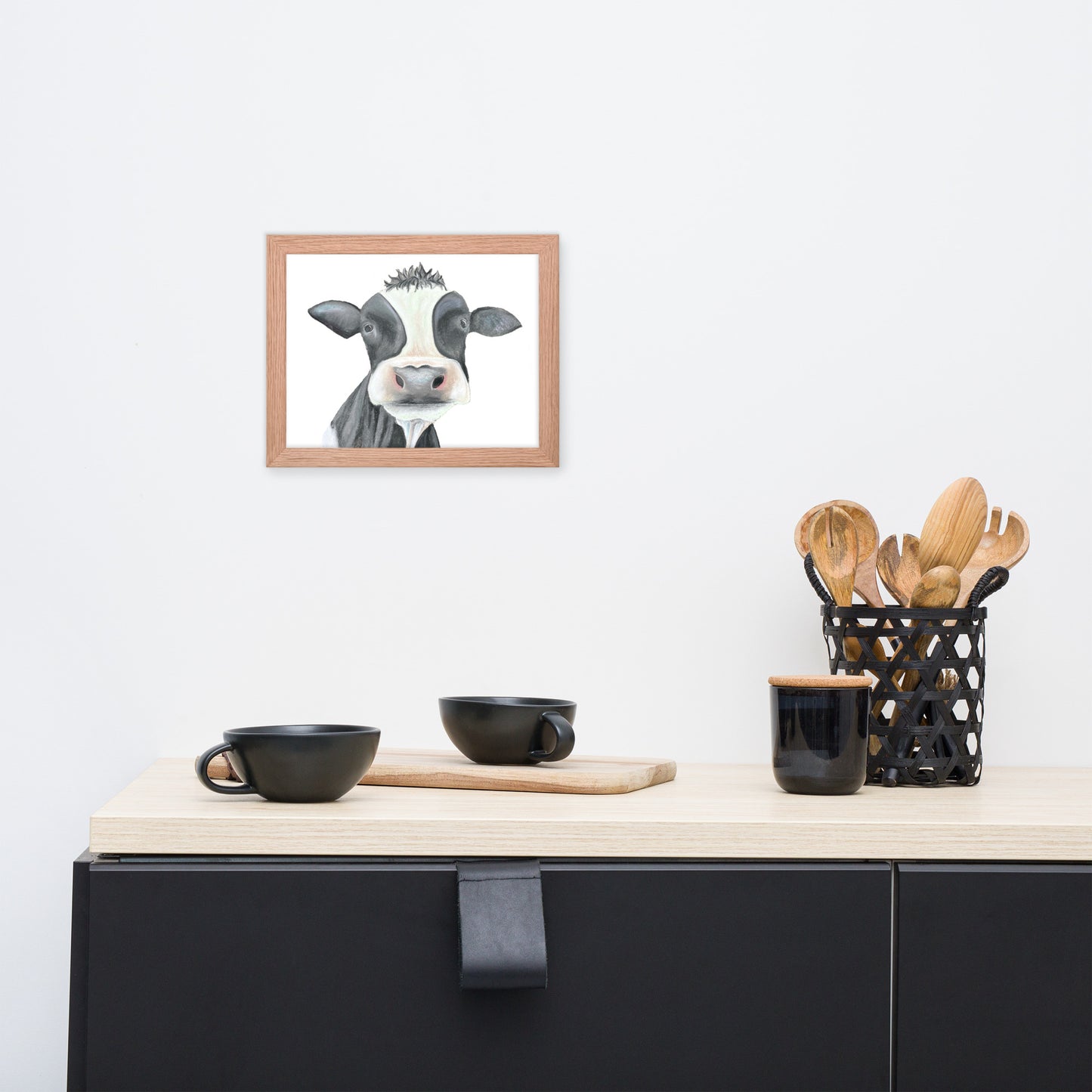 Cow Framed poster