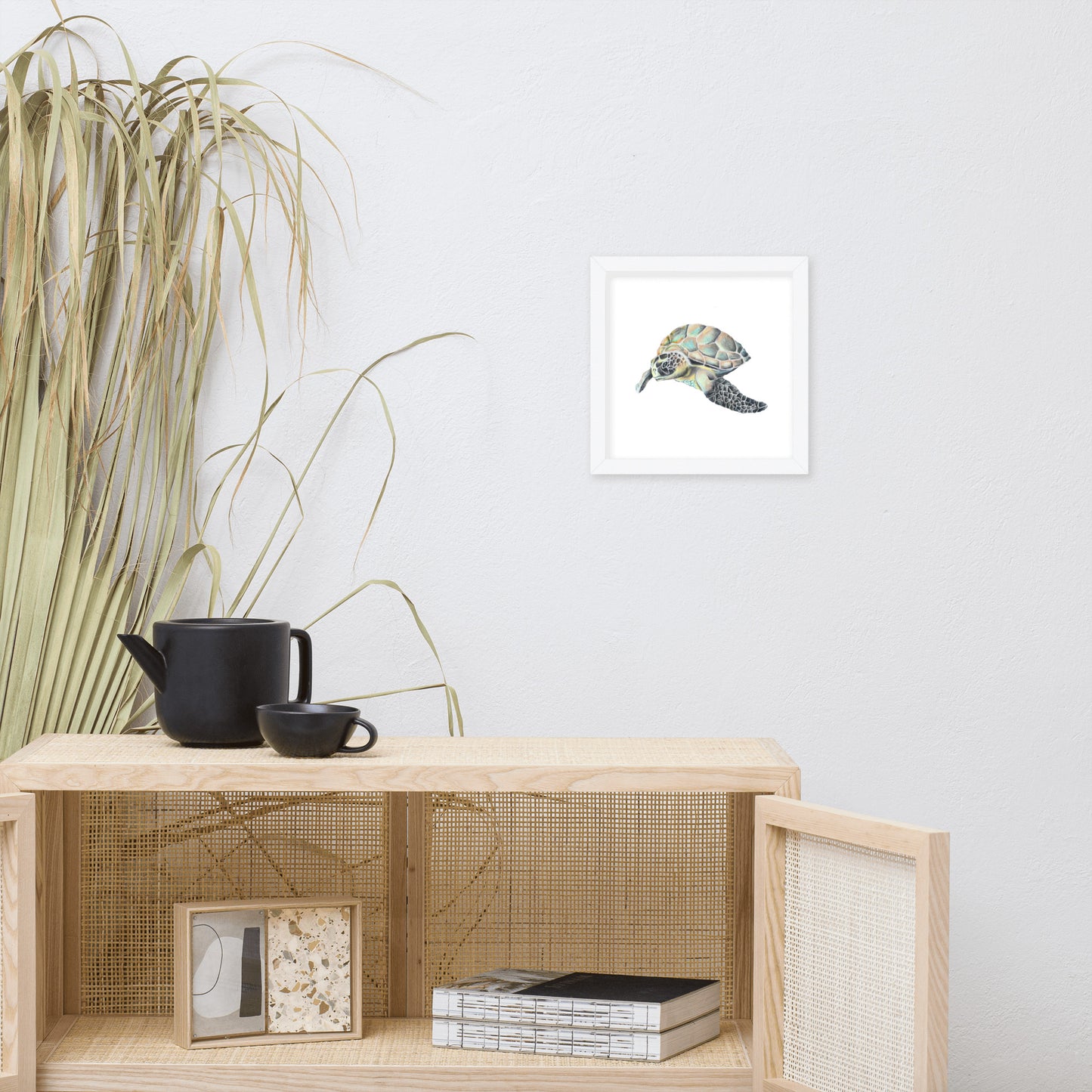 Hawaiian Sea Turtle Framed poster