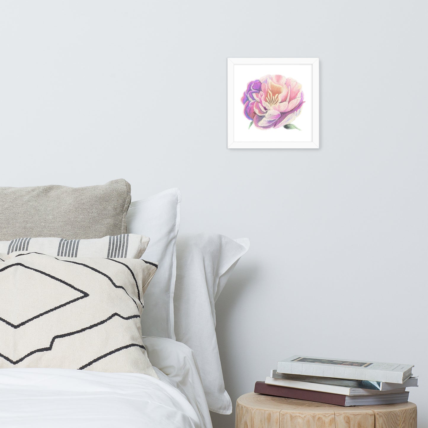 Peony Framed poster