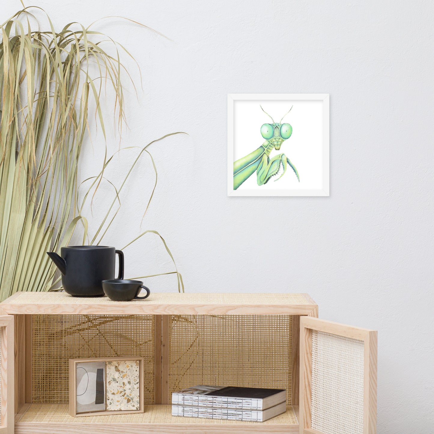Praying Mantis Framed poster