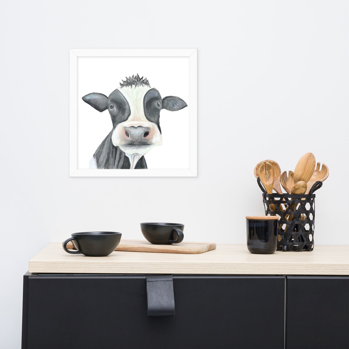 Cow Framed poster