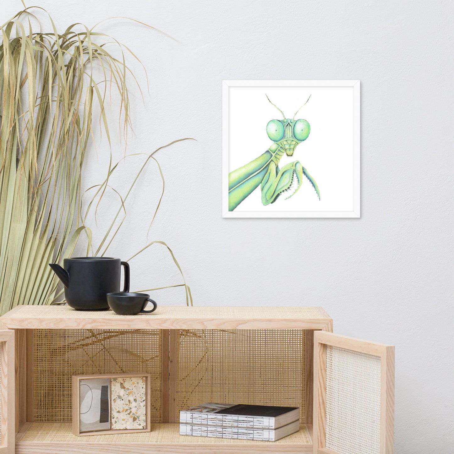 Praying Mantis Framed poster