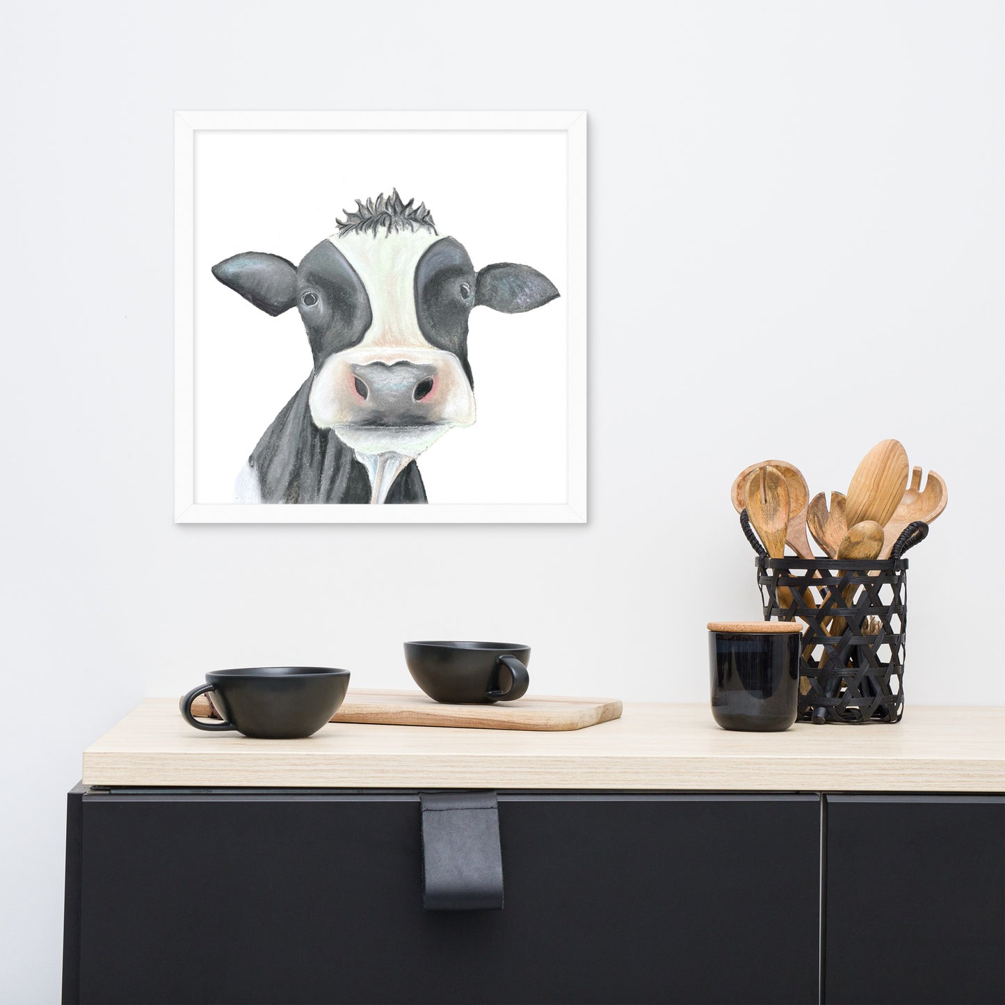 Cow Framed poster