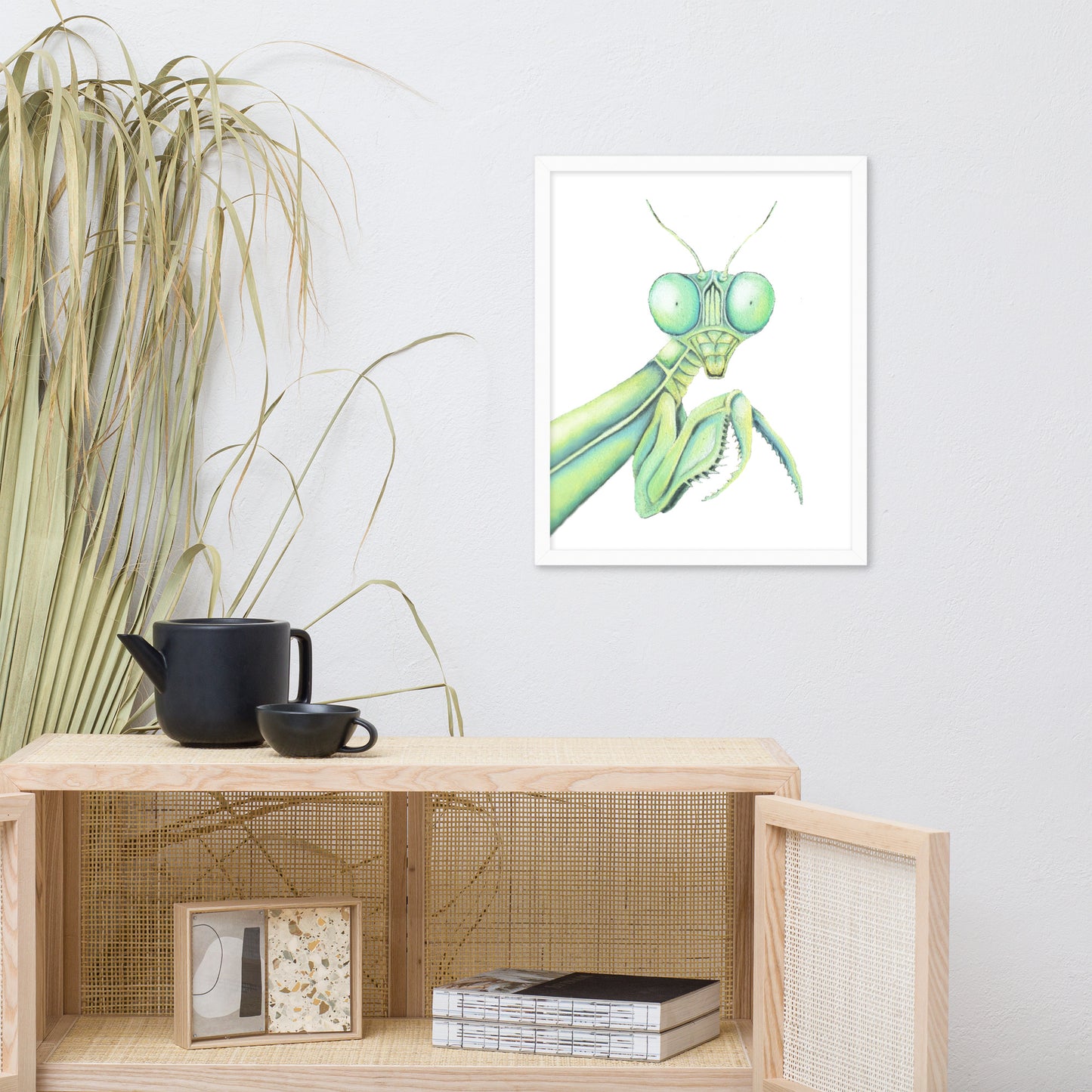 Praying Mantis Framed poster
