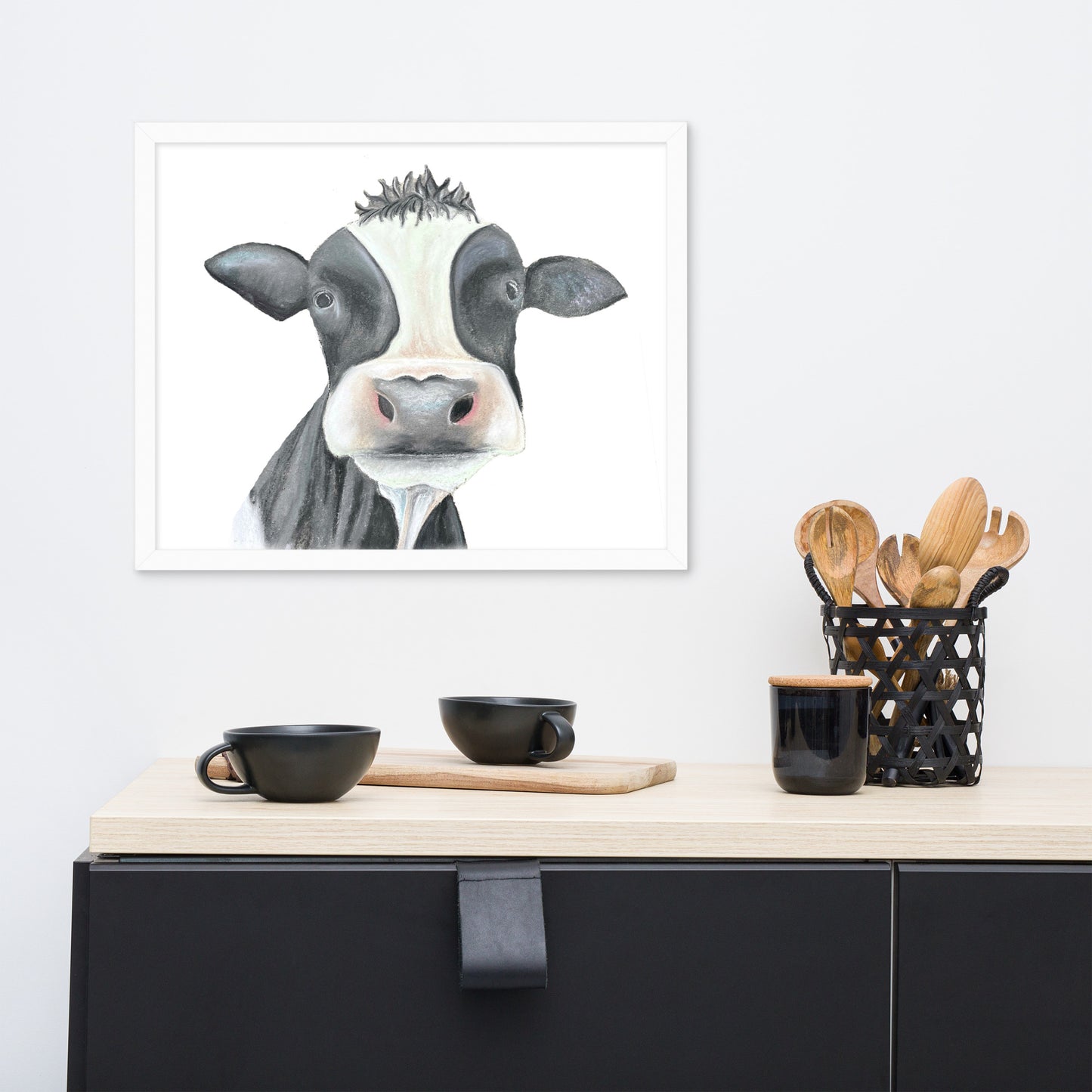 Cow Framed poster