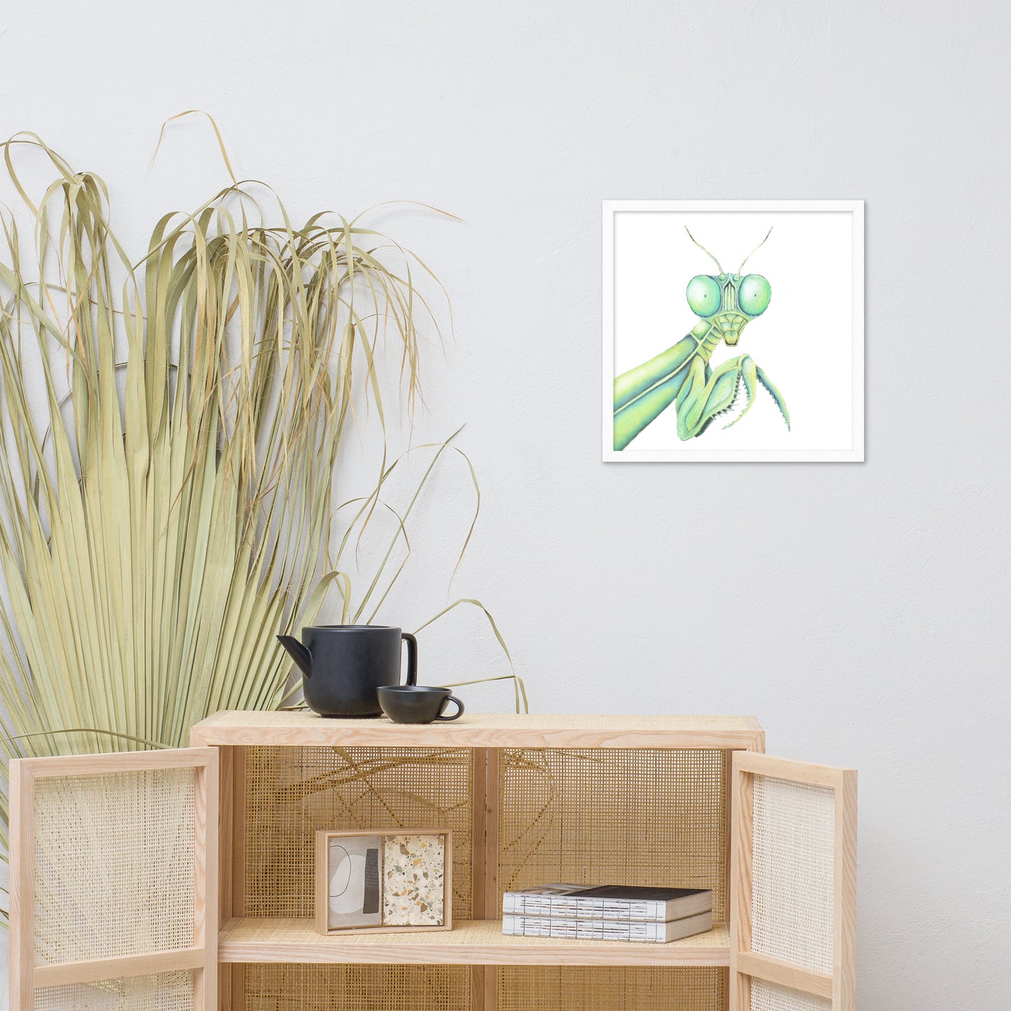 Praying Mantis Framed poster