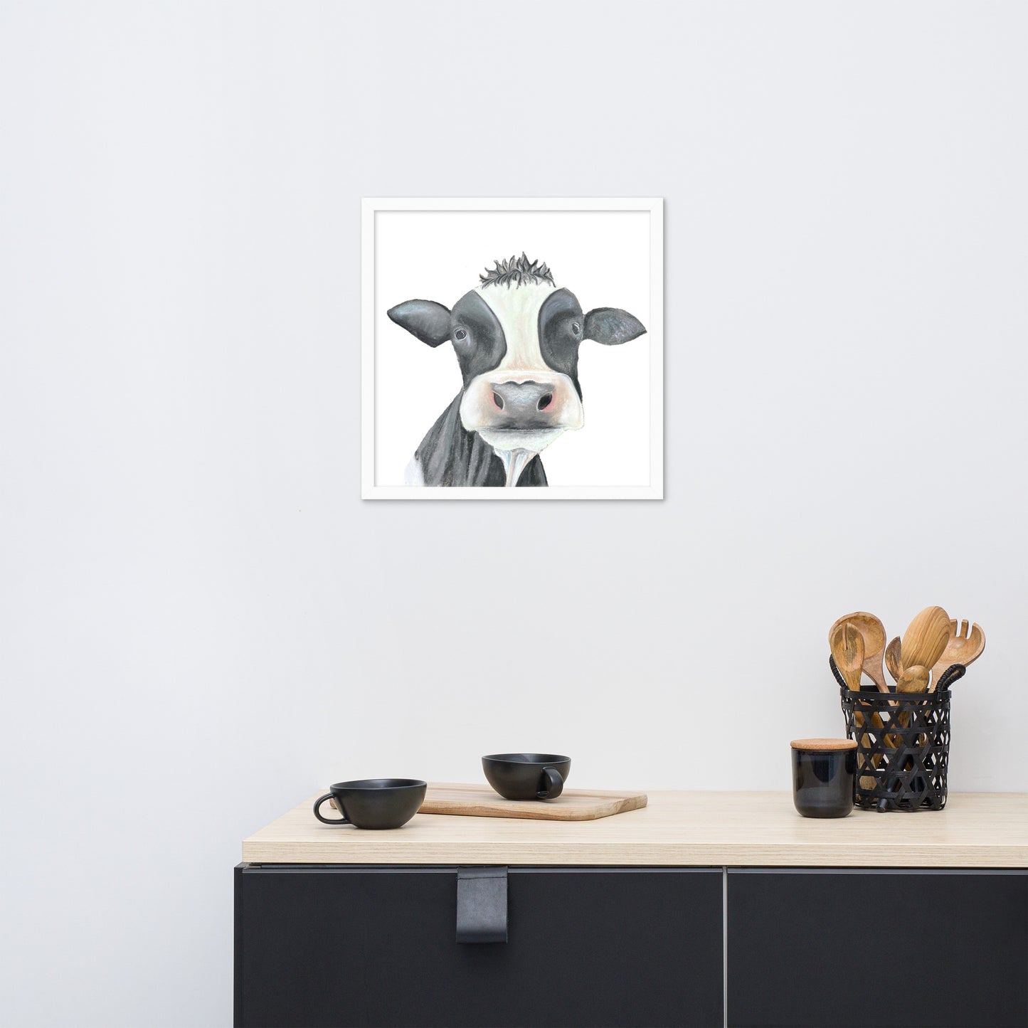 Cow Framed poster