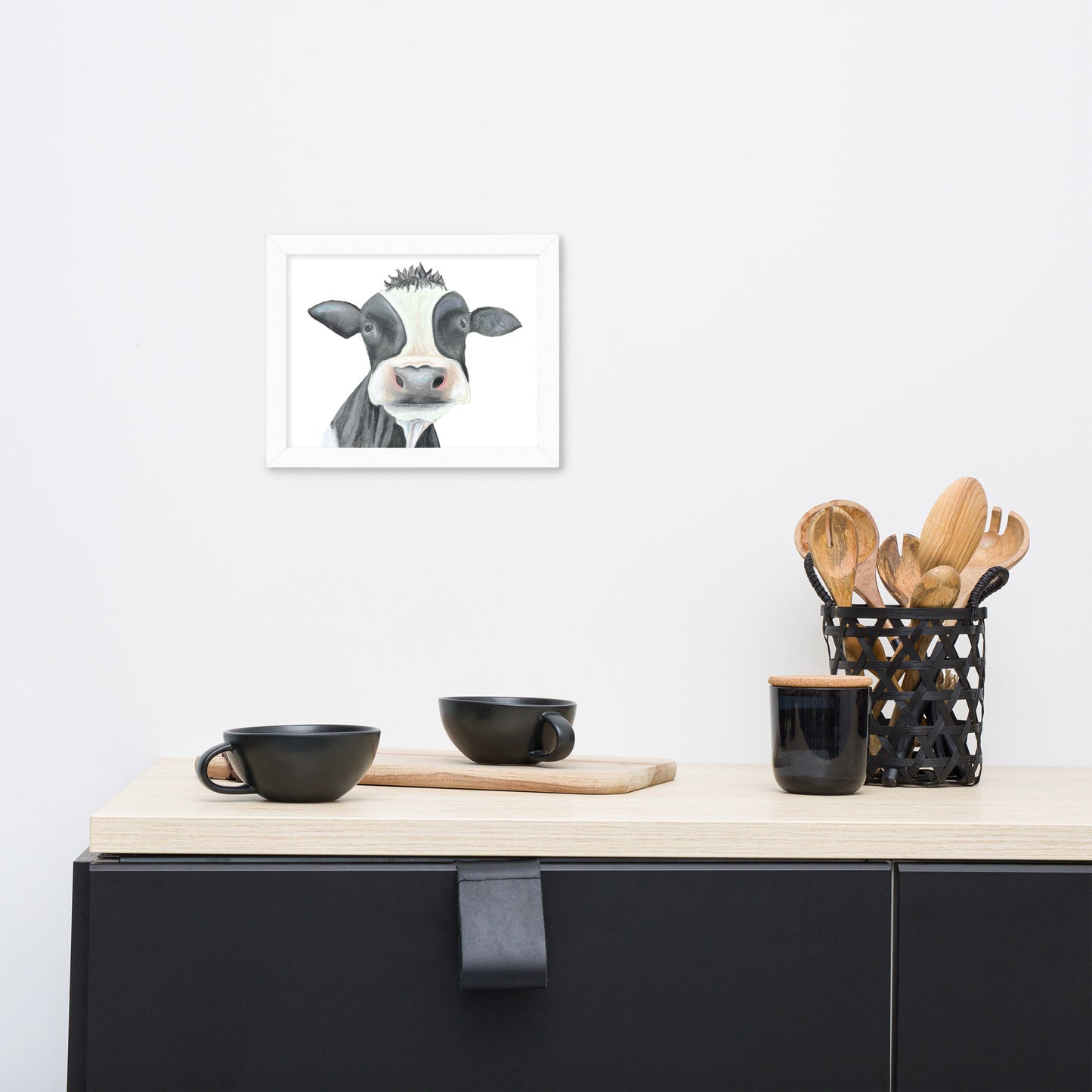 Cow Framed poster